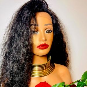 SOLD 🌹100% Human Hair Frontal Wig ~Natural Wave🌹